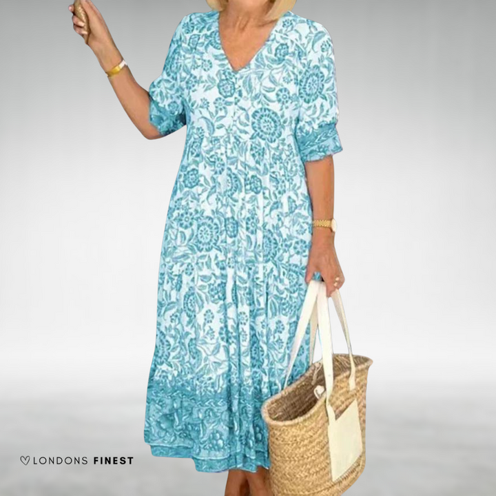 Helena™ V-Neck Women's Dress