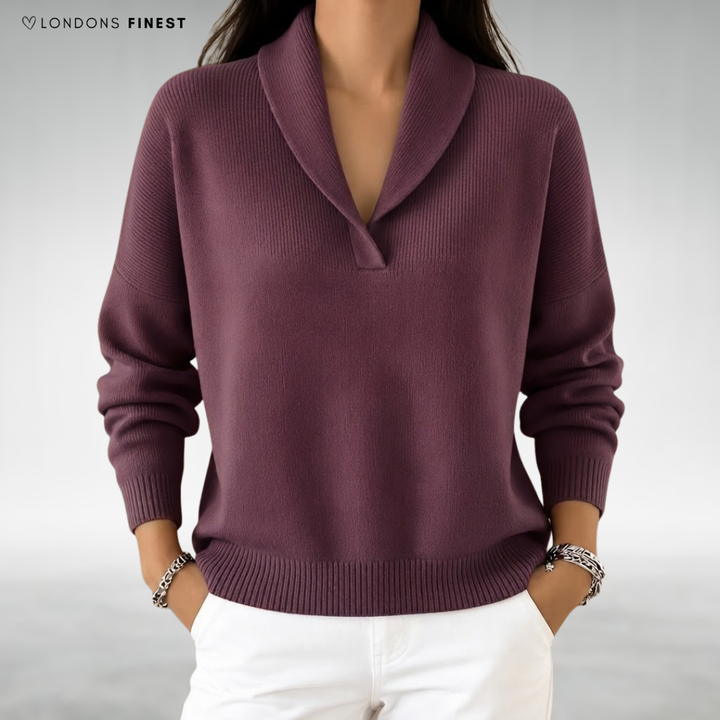 Anne Elegant Collared Jumper