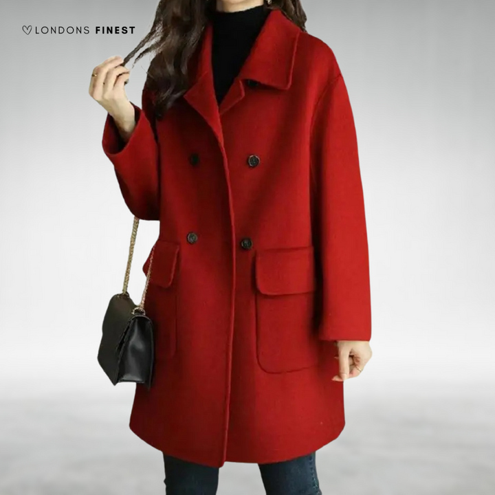 Ernestine™ Elegant Double-Breasted Coat