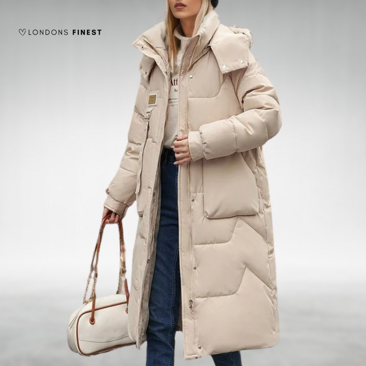 Yvonne™ Stylish Long Waterproof Puffer Jacket