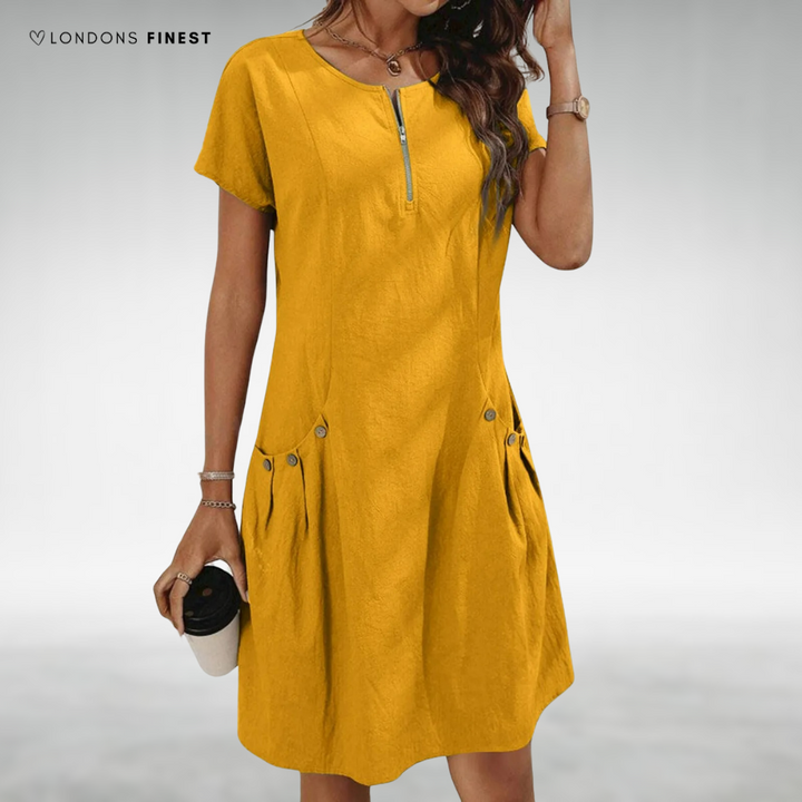 Sophia™ Elegant Zip Dress