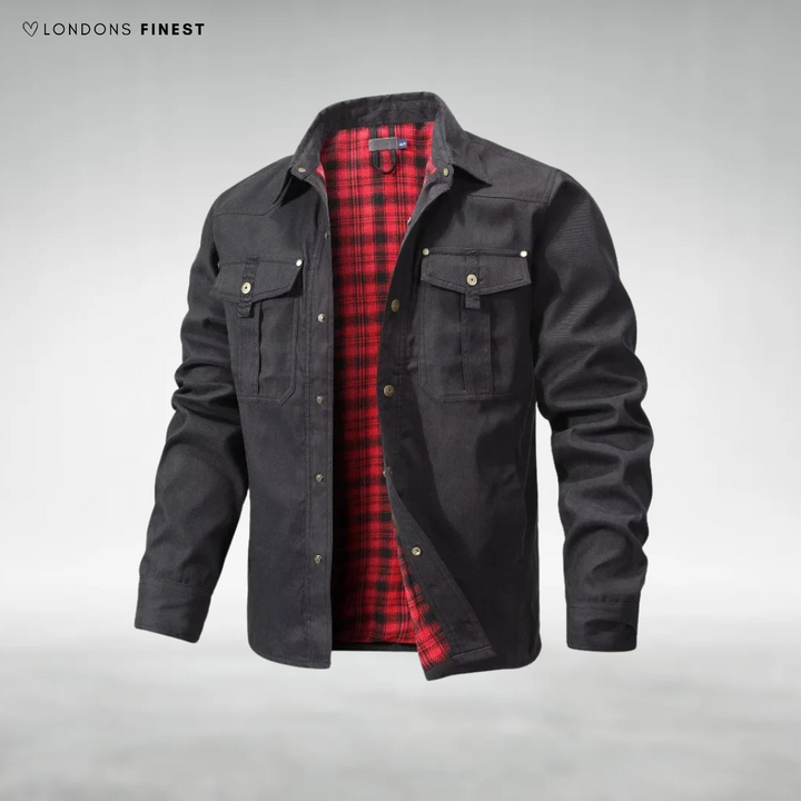 Arthur Plaid-Lined Workwear Jacket