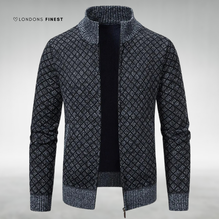 Ronald™ Men's Knitted Zip-Up Cardigan
