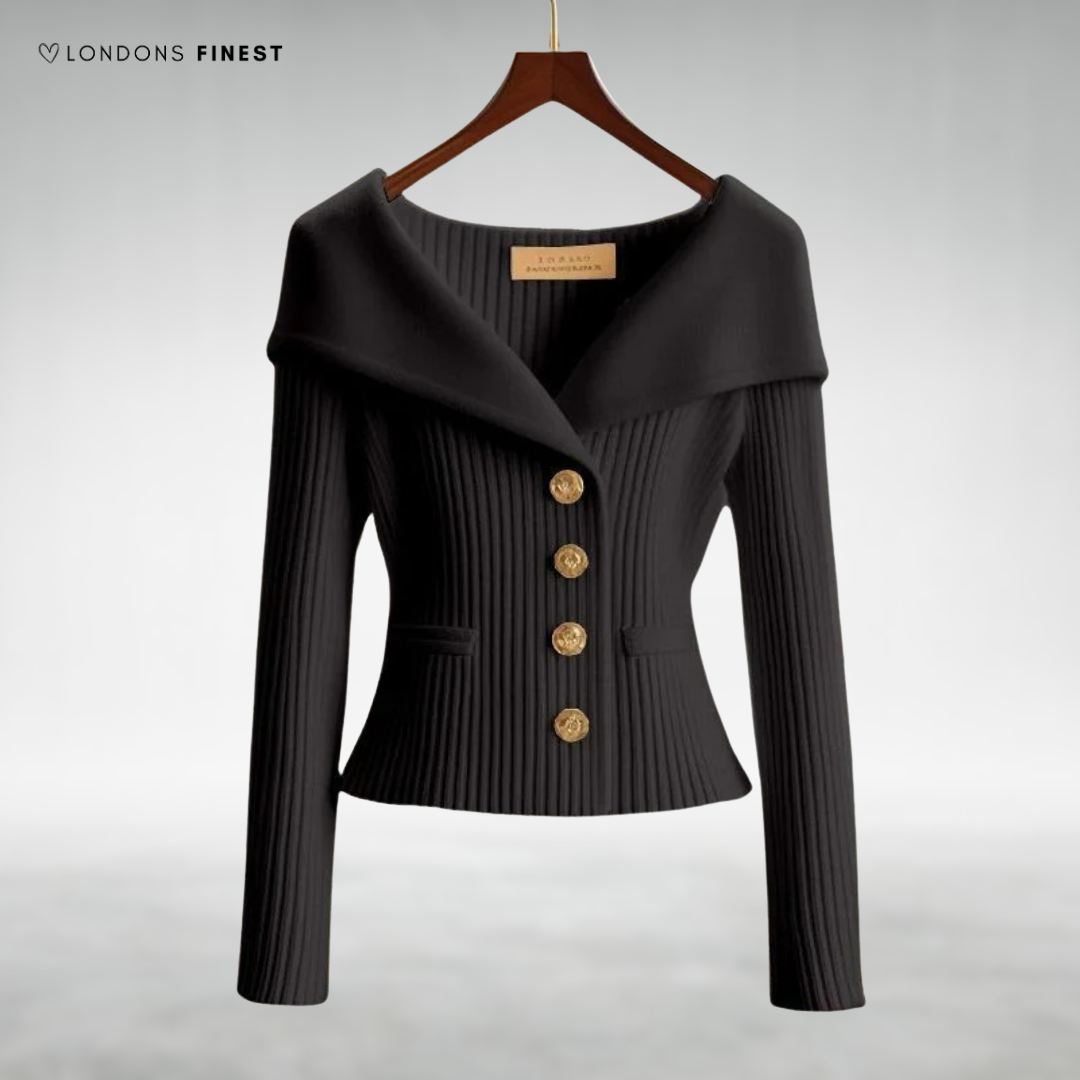 Vicki™ Elegant Button-Up Knit Cardigan