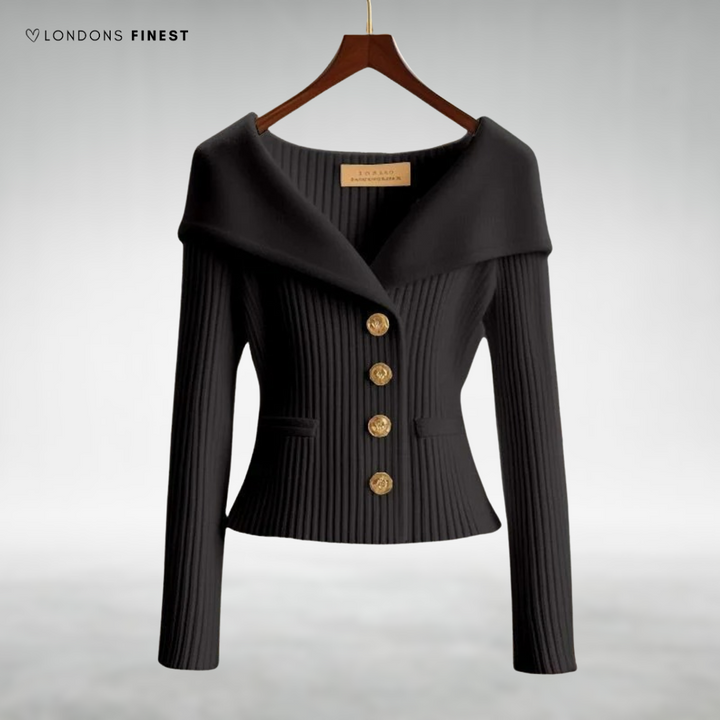 Vicki™ Elegant Button-Up Knit Cardigan