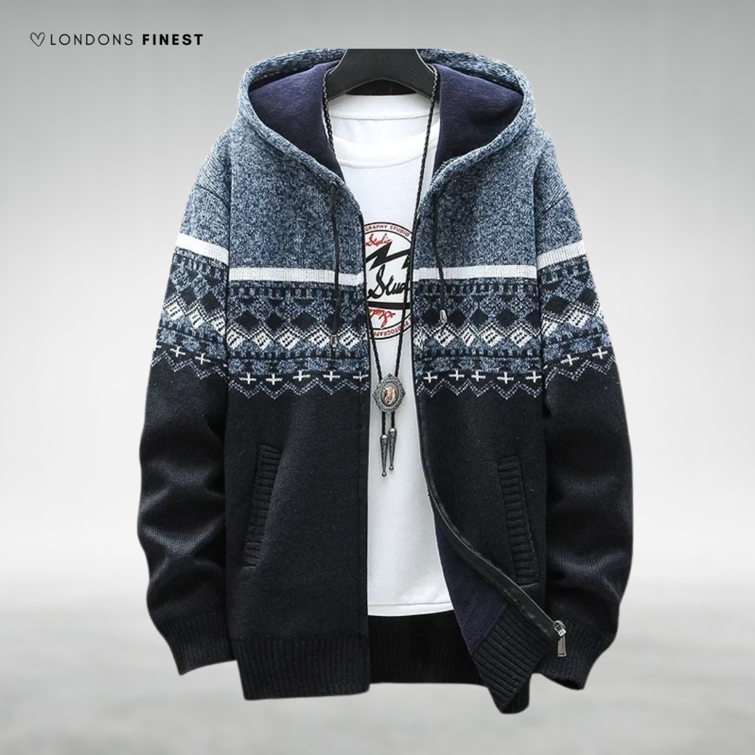 Clinton™ Classic Knitted Zip-Up Cardigan