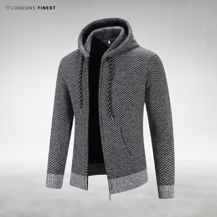 Harvey™ Men's Knitted Hooded Jacket