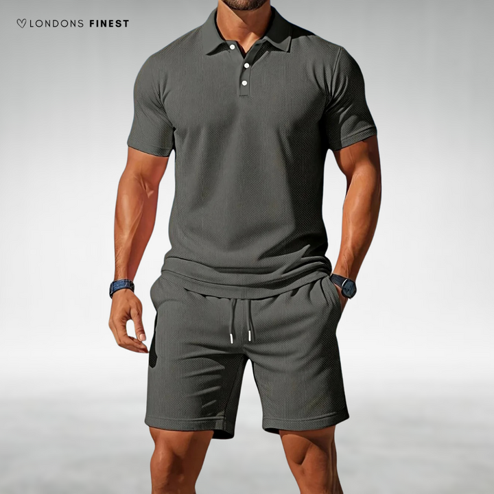 Logan™ Comfortable Polo & Shorts Set