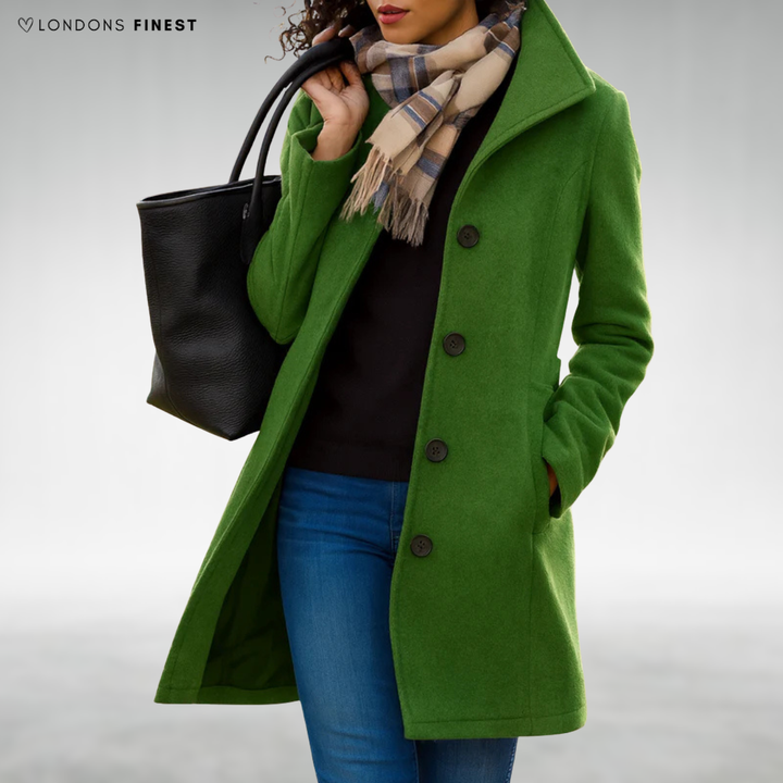 Jane Elegant Button-Front Coat