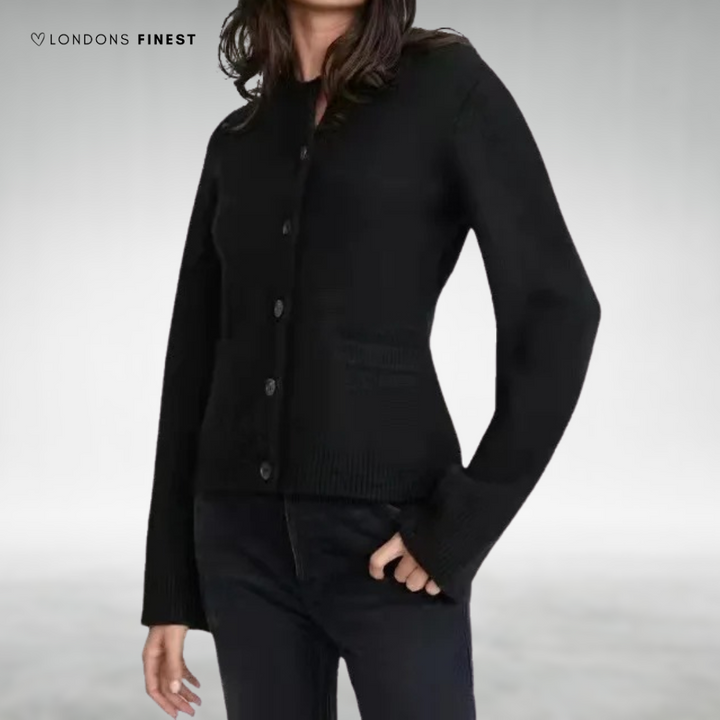 Selena™ Elegant Knitted Button-Up Cardigan