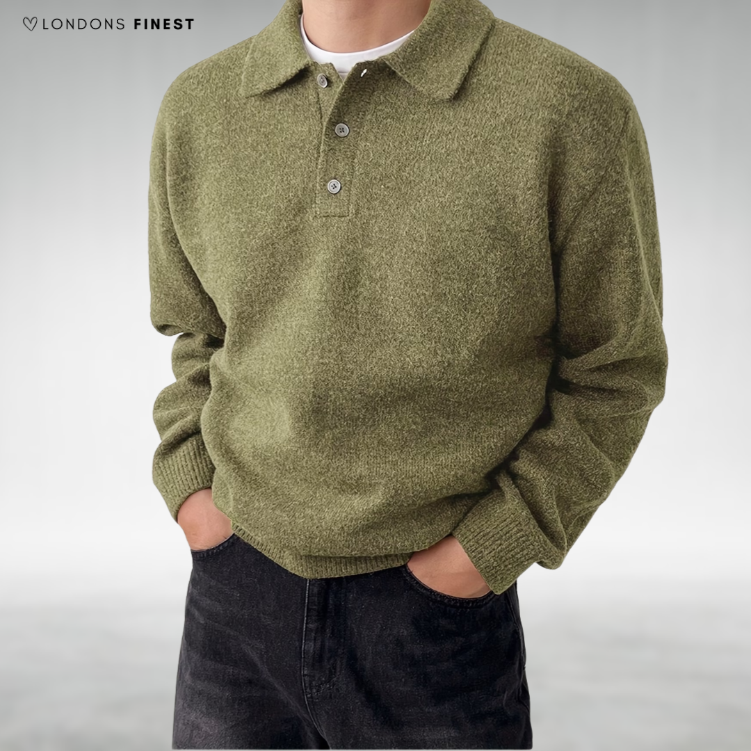 Timothy Knitted Polo Jumper