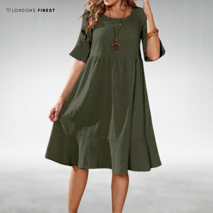Clara™ Elegant Midi Dress