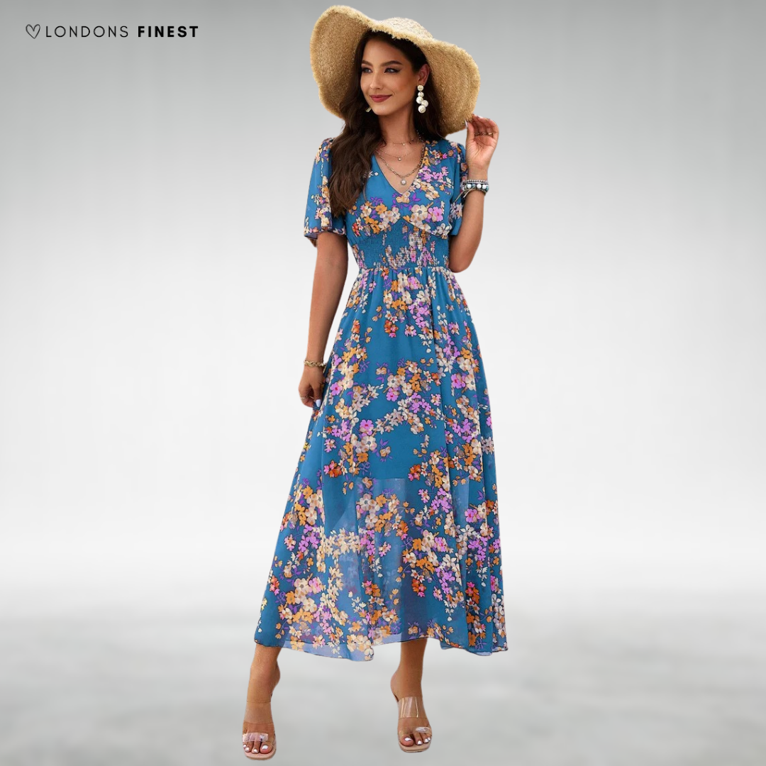 Sophie™ Elegant Floral Maxi Dress