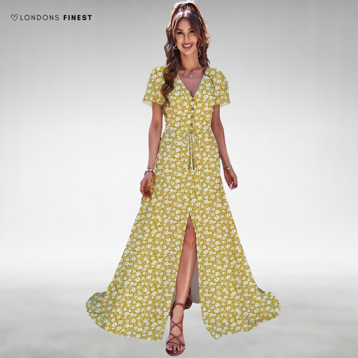 Arania™ Elegant Floral Maxi Dress
