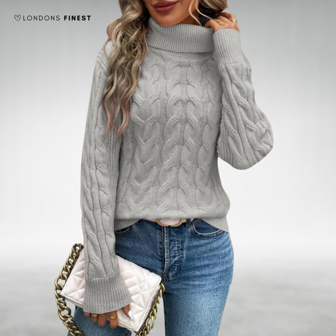 Emily™ Knitted Turtleneck Sweater