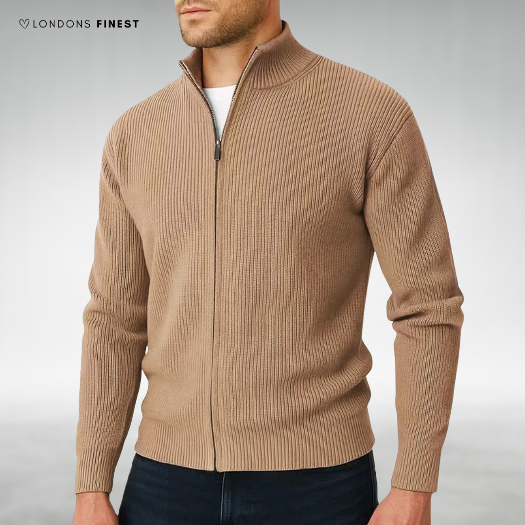Calvin™ Men's Knitted Zip-Up Cardigan