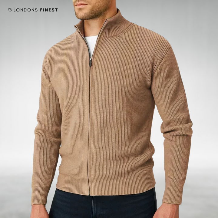 Calvin™ Men's Knitted Zip-Up Cardigan