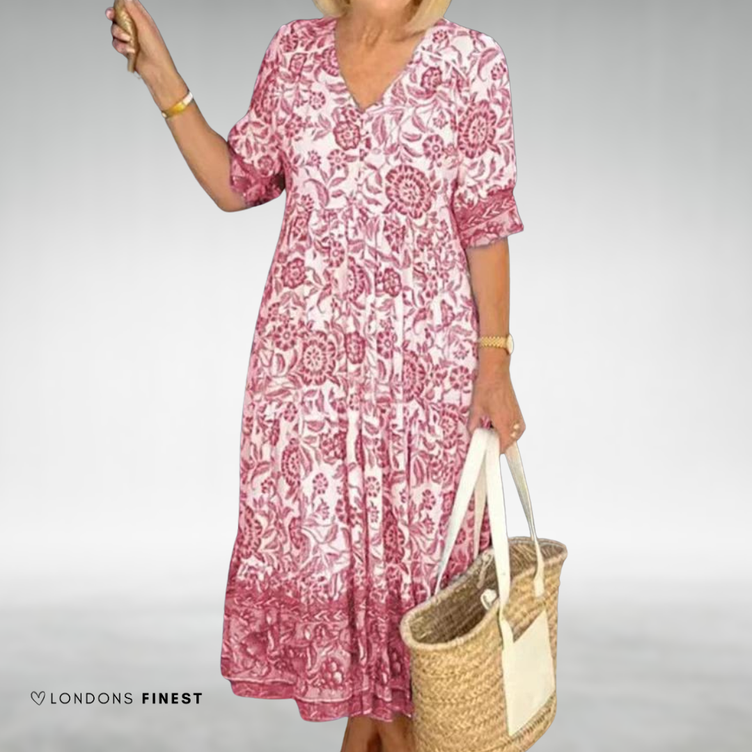Helena™ V-Neck Women's Dress