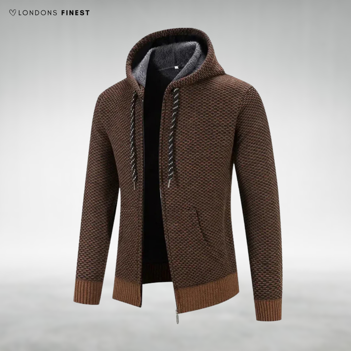 Harvey™ Men's Knitted Hooded Jacket