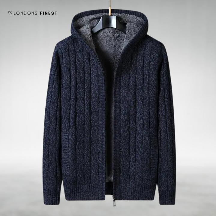Nelson™ Knitted Fleece-Lined Zip-Up Jacket