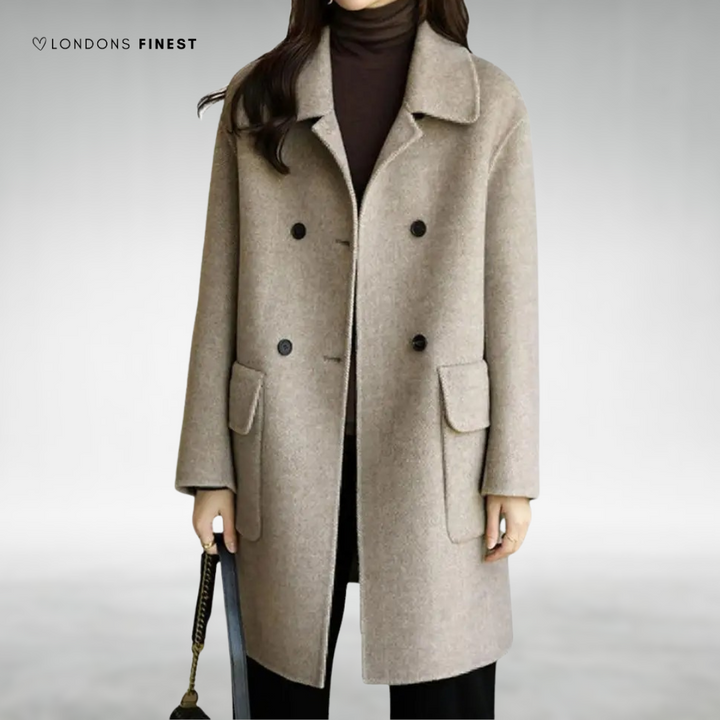 Ernestine™ Elegant Double-Breasted Coat