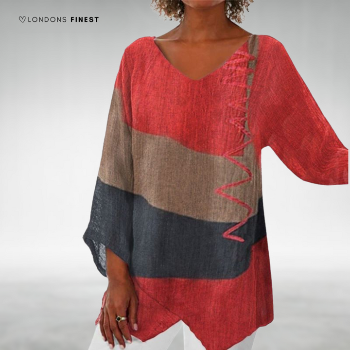 Mendez™ Loose Fit Long Sleeve Top