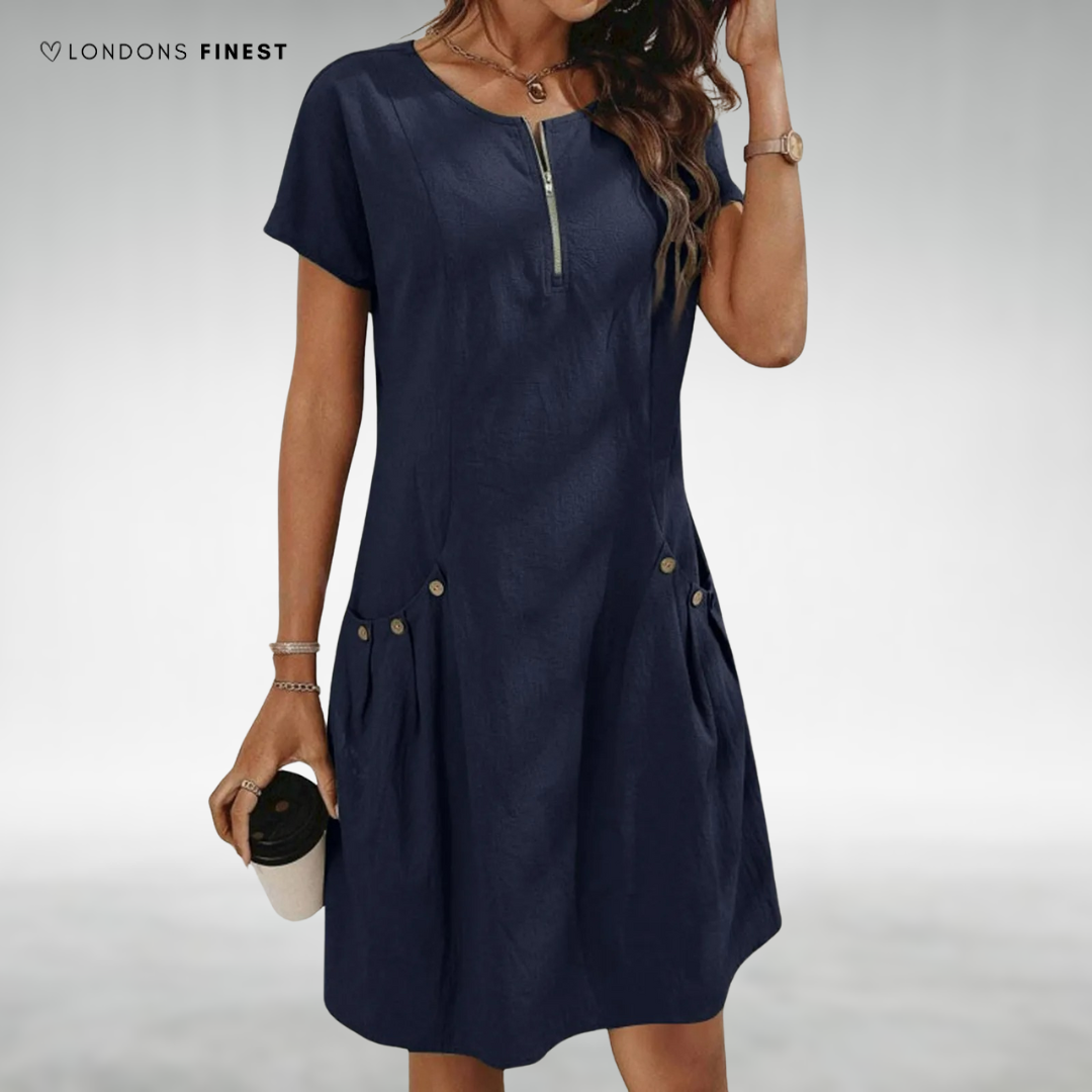 Sophia™ Elegant Zip Dress