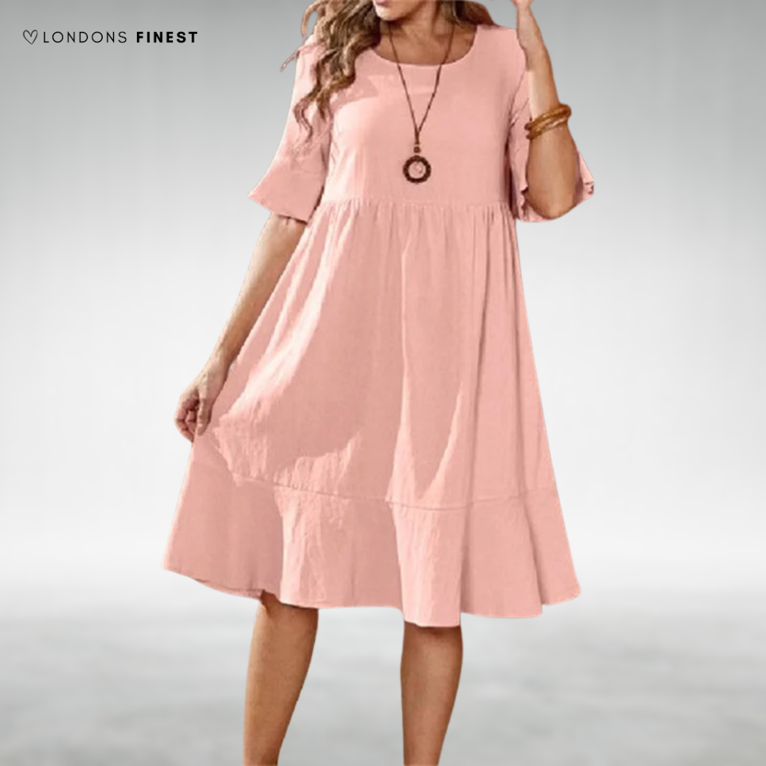 Clara™ Elegant Midi Dress