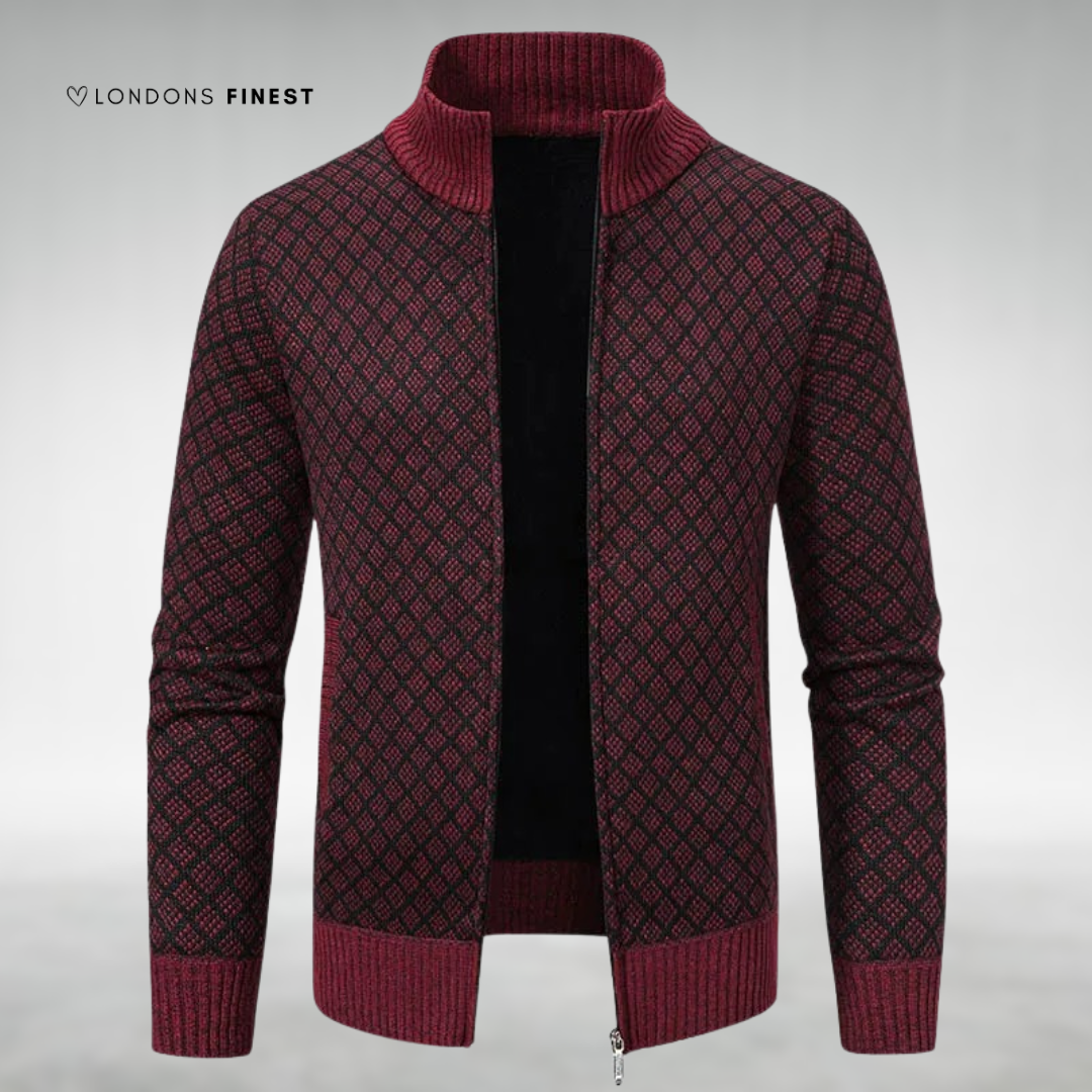 Ronald™ Men's Knitted Zip-Up Cardigan