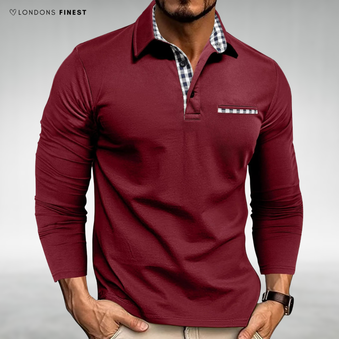 Edward Classic Long-Sleeve Polo Shirt