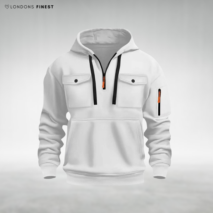 Arnold Casual Zip-Neck Hoodie