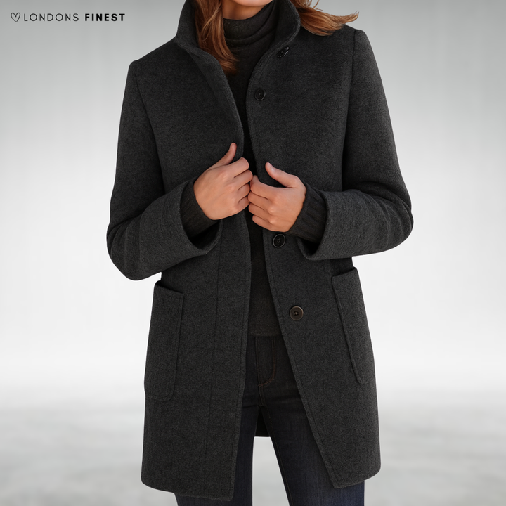 Michelle™ Stand Collar Wool Coat