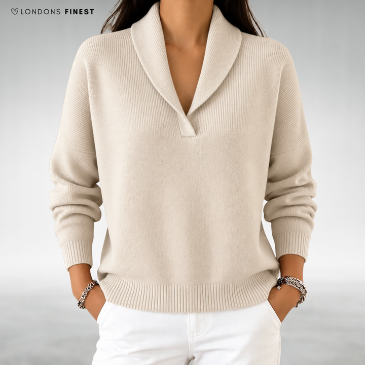 Anne Elegant Collared Jumper
