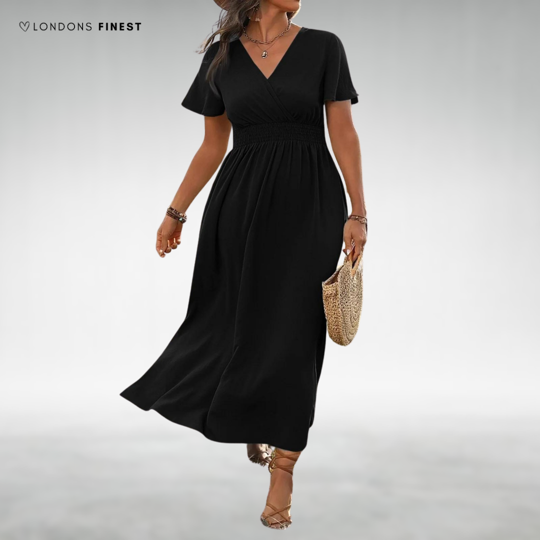 Jana™ Elegant V-Neck Maxi Dress