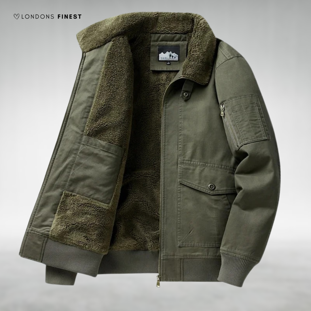 Perce™ Men's Fleece-Lined Winter Jacket