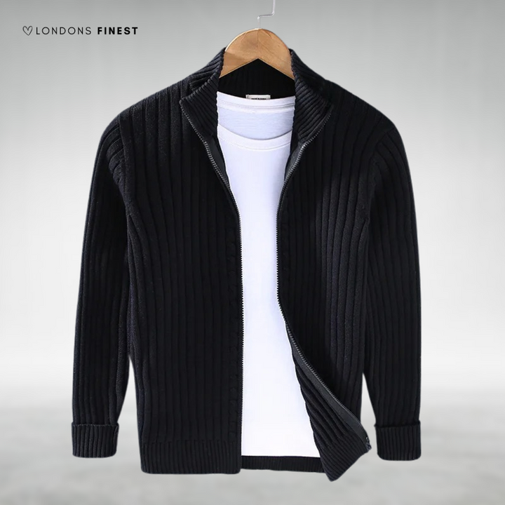 Sherman™ Men's Knitted Zip-Up Cardigan