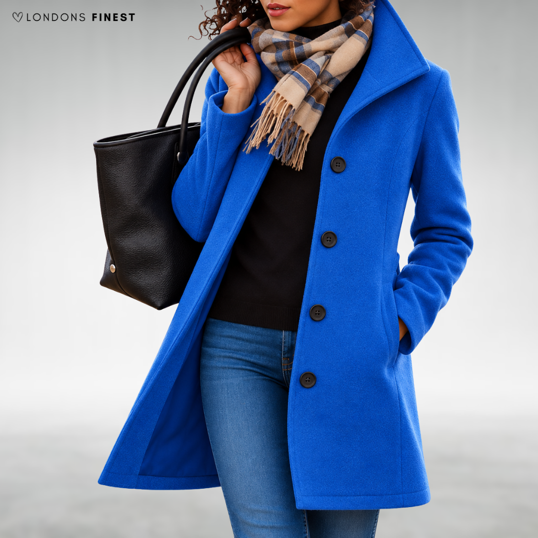 Jane Elegant Button-Front Coat