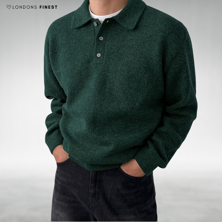 Timothy Knitted Polo Jumper