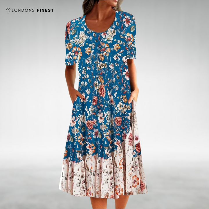 Isabel™ Elegant Floral Summer Dress
