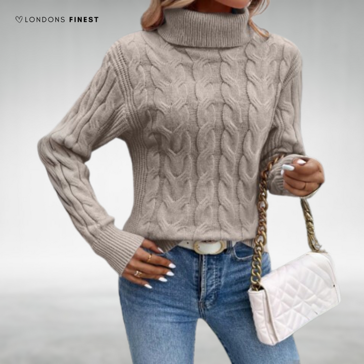 Emily™ Knitted Turtleneck Sweater