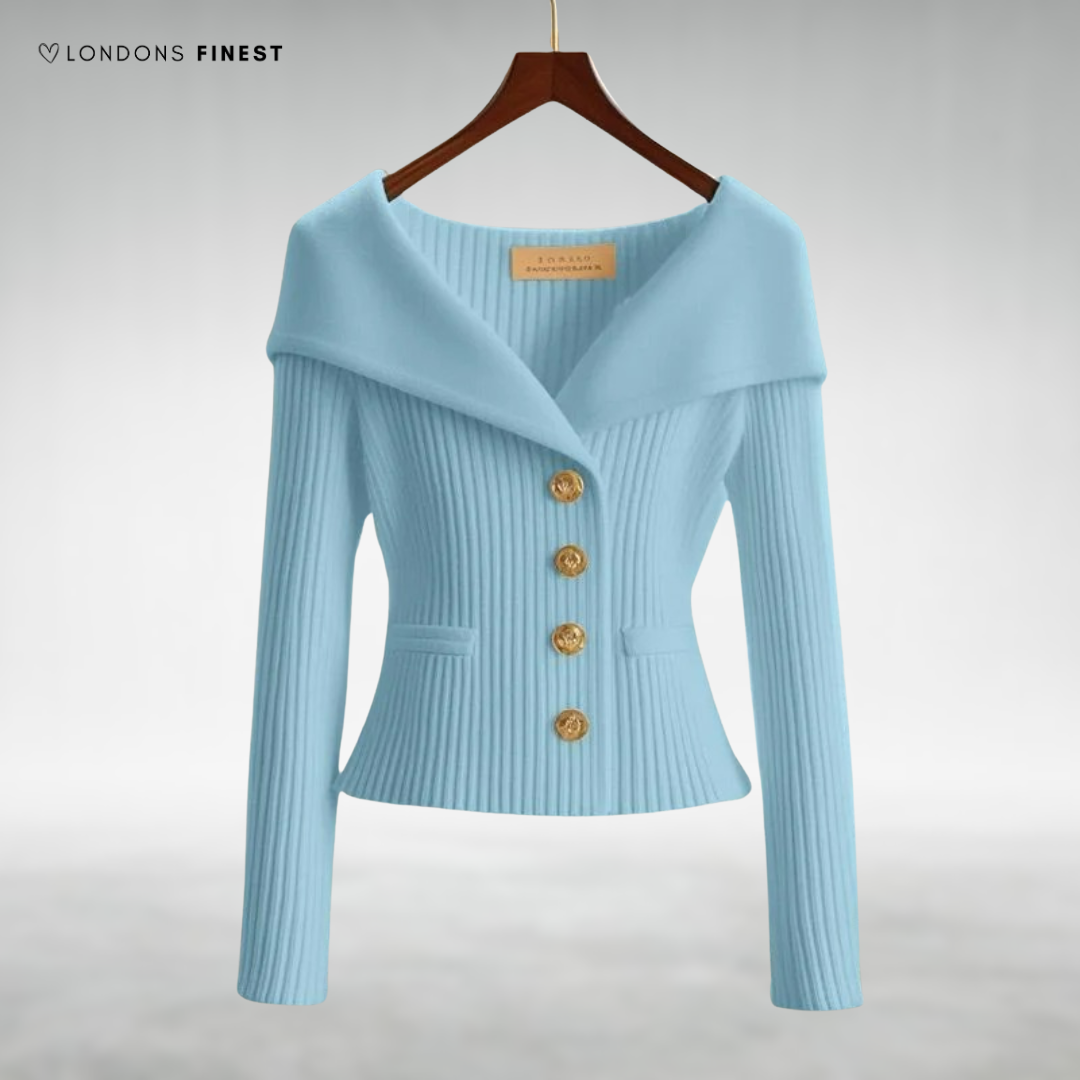 Vicki™ Elegant Button-Up Knit Cardigan