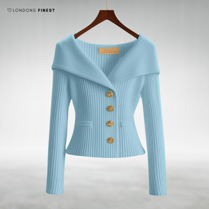 Vicki™ Elegant Button-Up Knit Cardigan