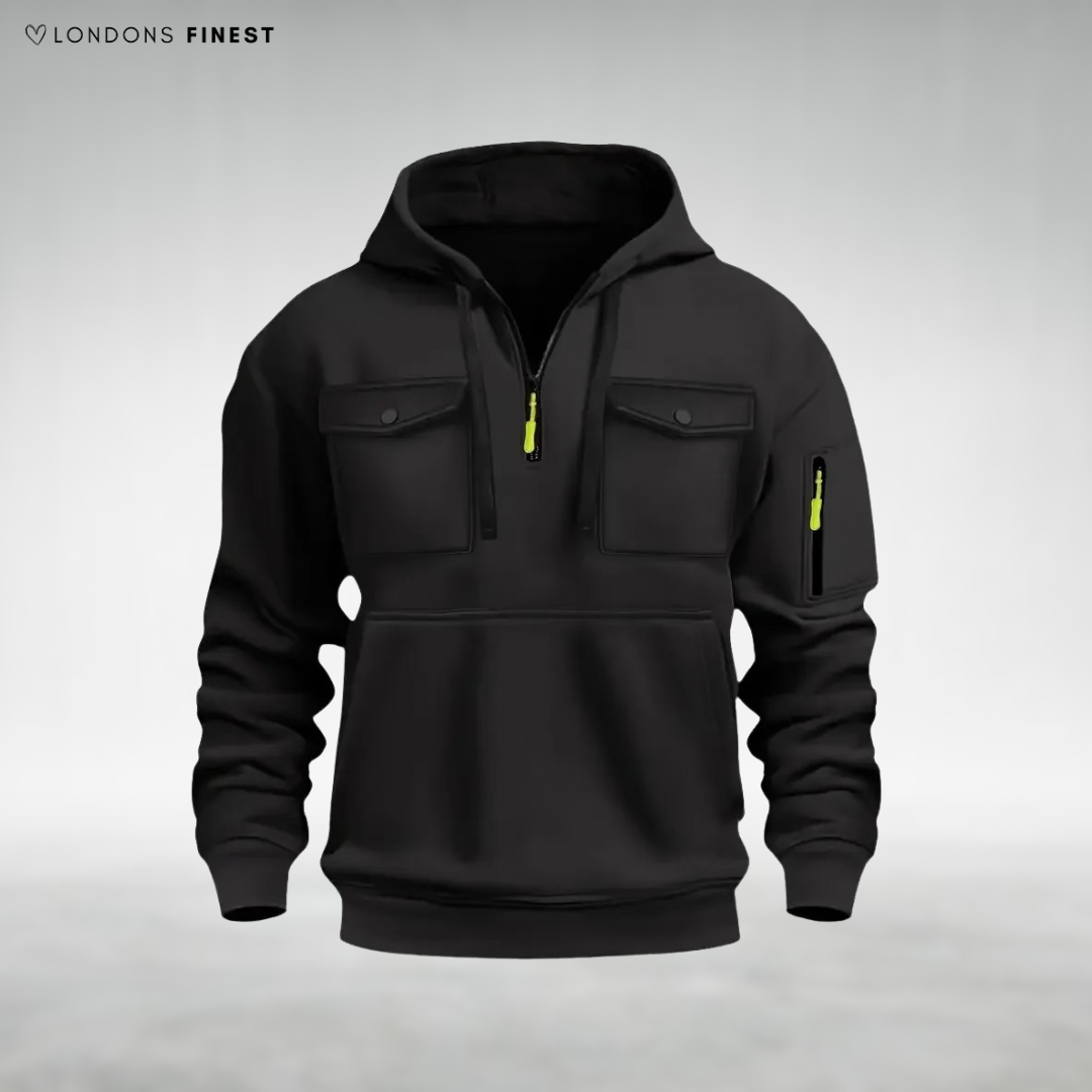 Arnold Casual Zip-Neck Hoodie