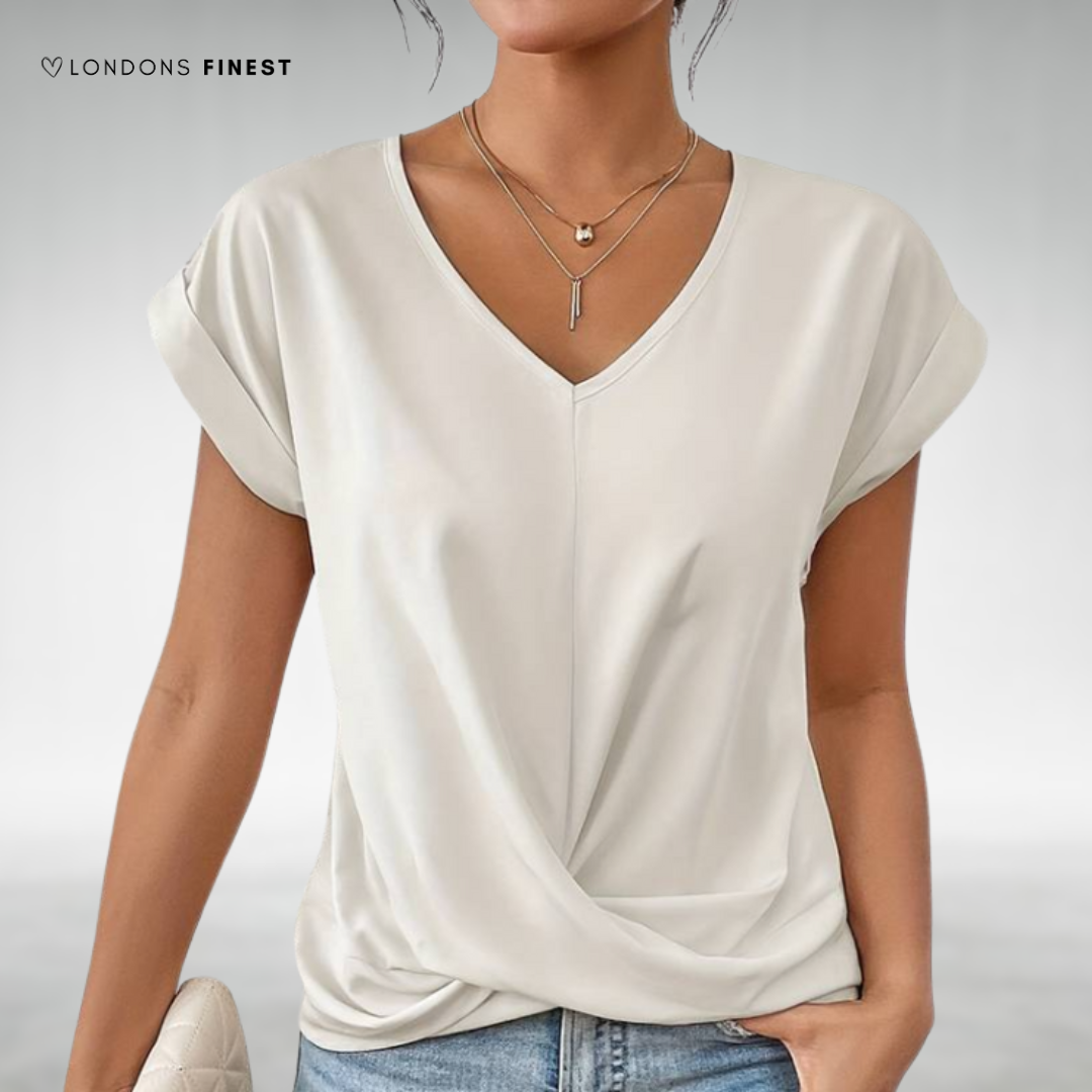 Salley™ Elegant V-Neck Shirt