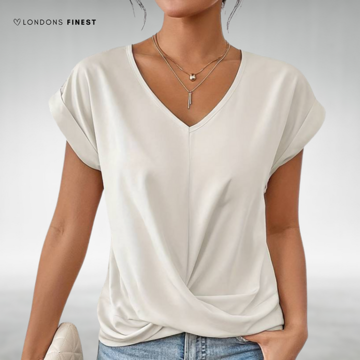 Salley™ Elegant V-Neck Shirt