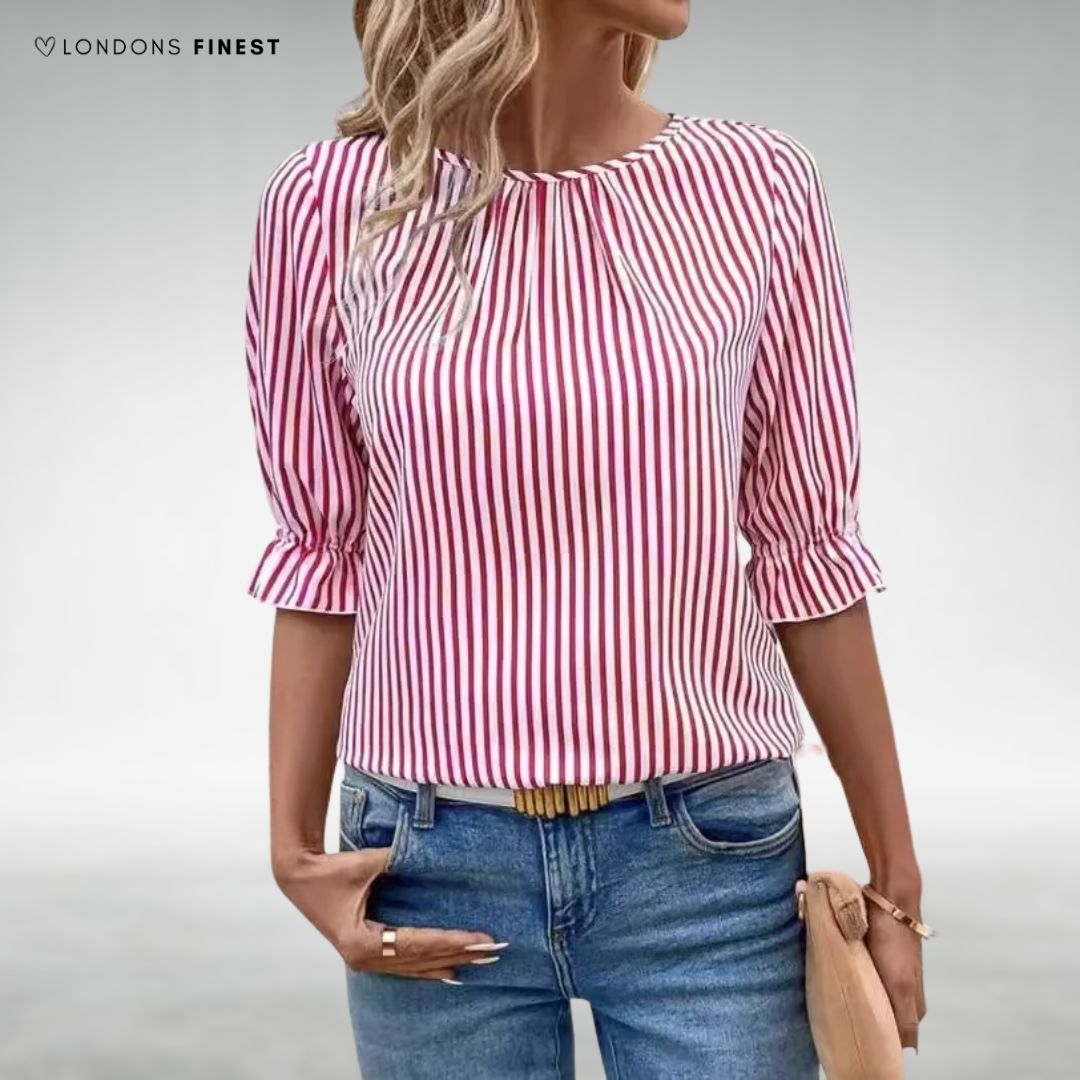 Julia™ Elegant Striped Blouse