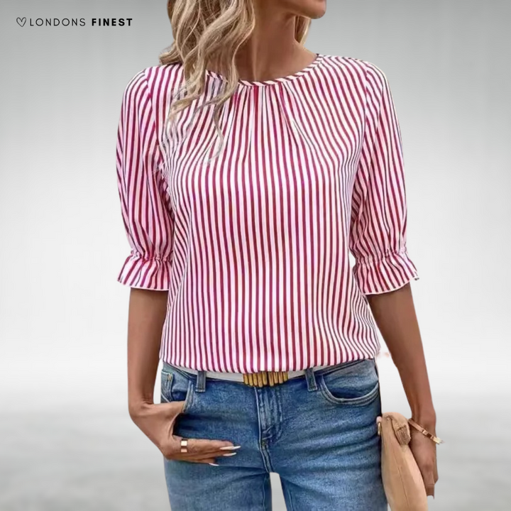 Julia™ Elegant Striped Blouse