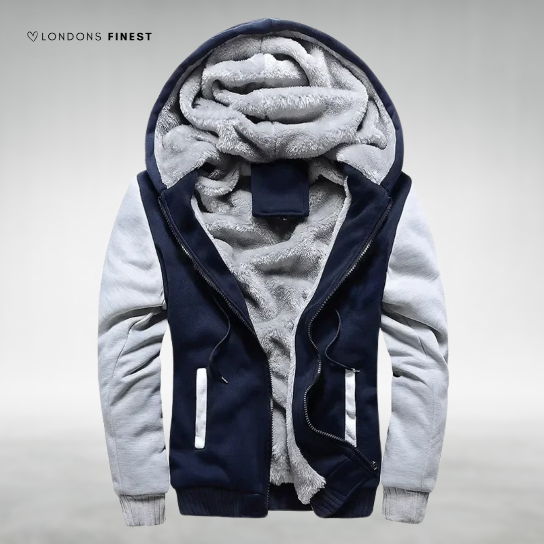 Navy Blue - Grey / 3XL
