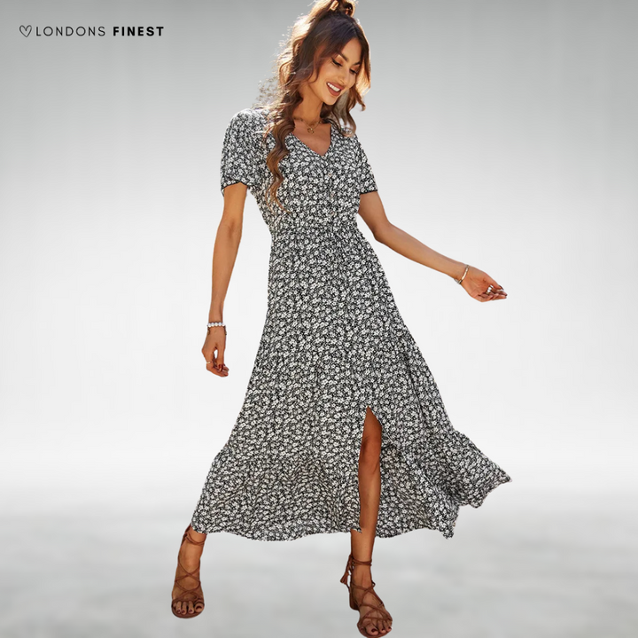 Arania™ Elegant Floral Maxi Dress