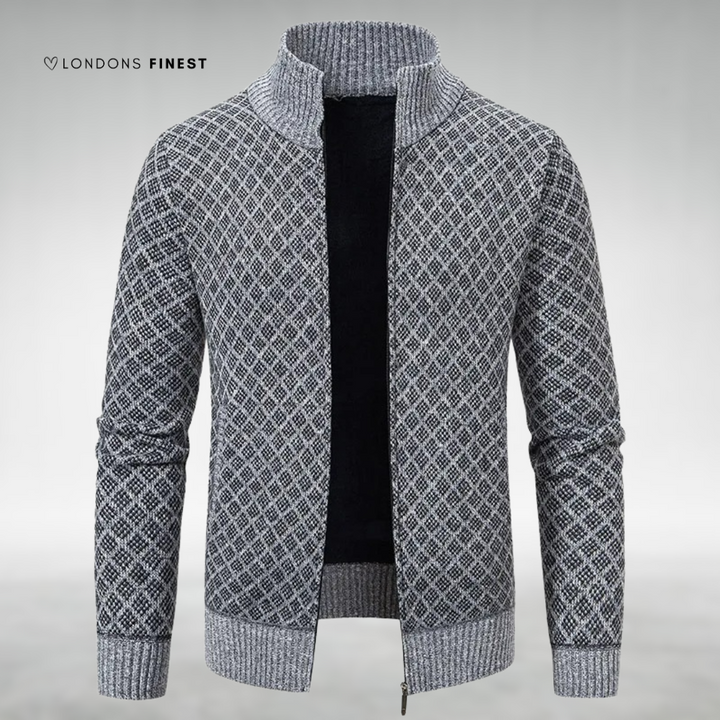 Ronald™ Men's Knitted Zip-Up Cardigan